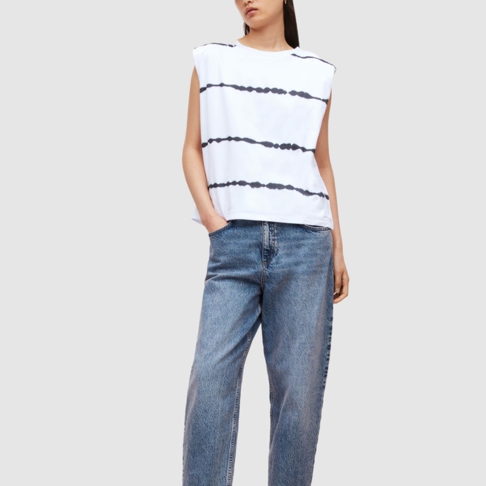 All saints Mika tystripe tank